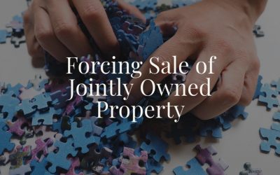 Forcing Sale of Jointly Owned Property