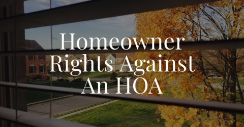 Homeowner Rights Against An HOA - Jarrett Law Firm