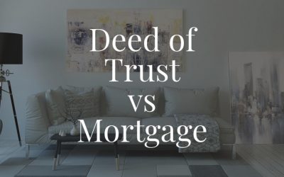 Deed of Trust vs Mortgage