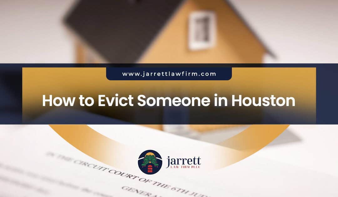 How to Evict Someone