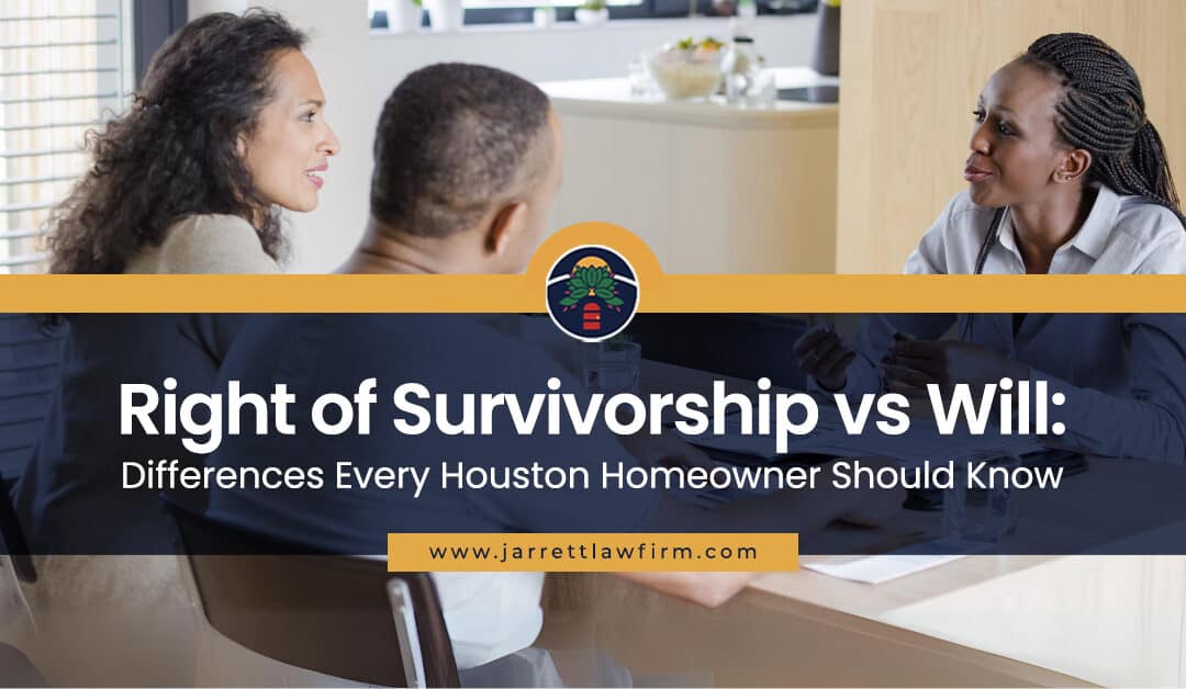 right of survivorship vs will